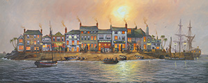 Island Of Dreams. A maritime painting by Donald MacLeod